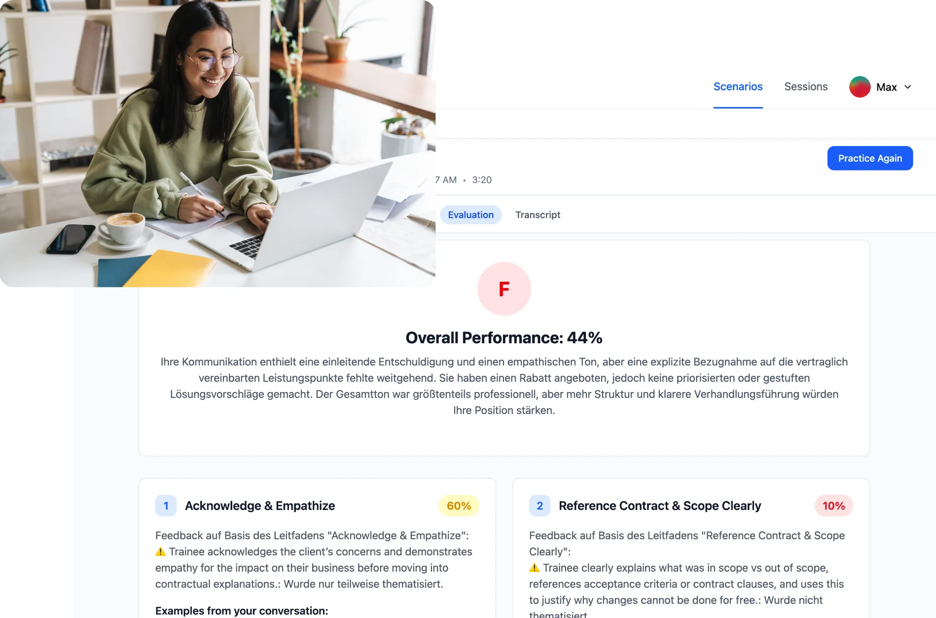 Fundierte Evaluierung & Feedback