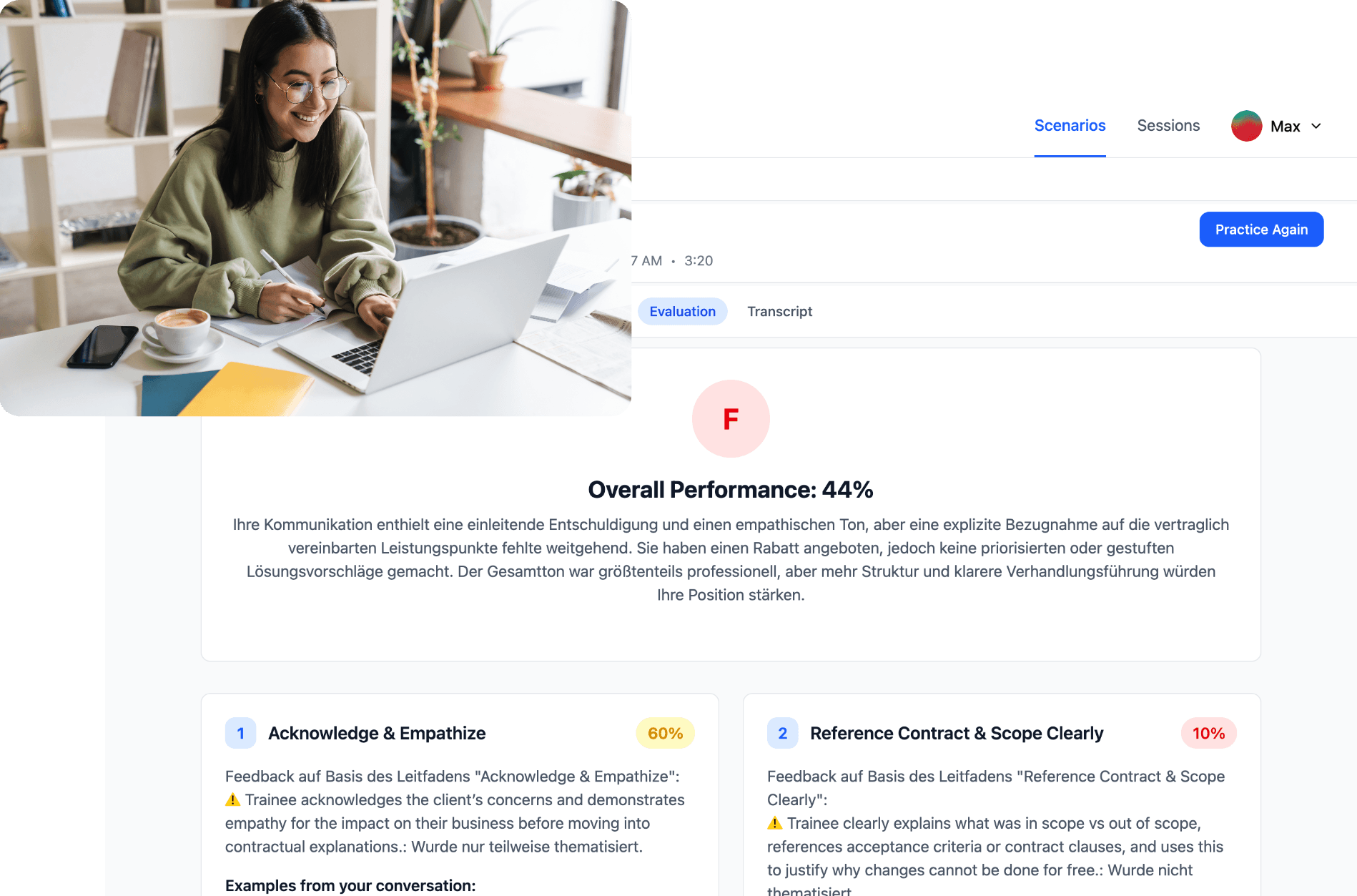 Fundierte Evaluierung & Feedback